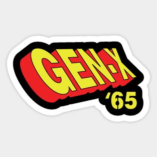 GEN-X 65 Sticker